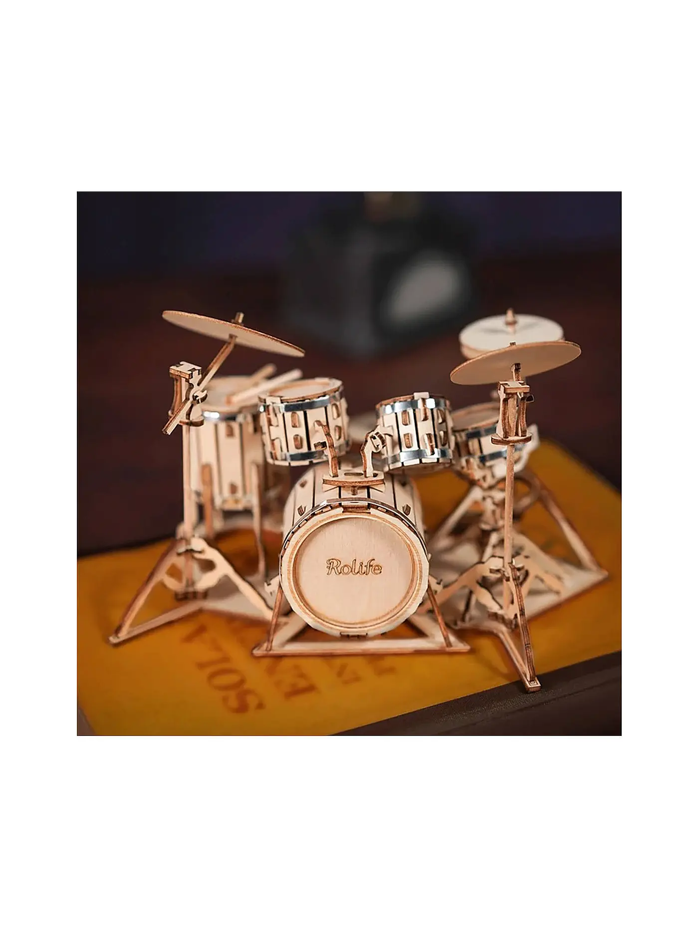 ROBOTIME | 3D Puzzle Drum Kit DIY | 
